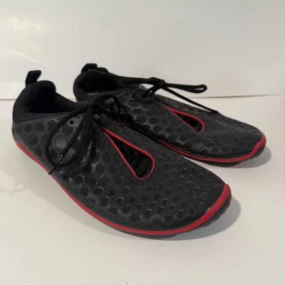 VivoBarefoot Men\'s Minimal Barefoot Running Shoes Black Red EU 41 Lightweight main image 5